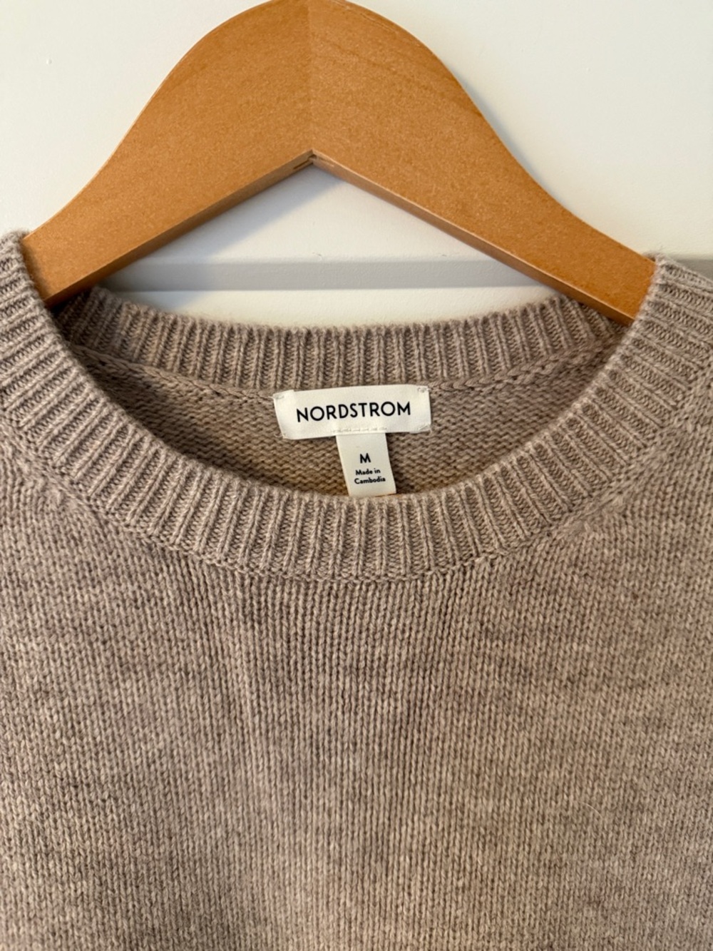 Nordstrom Wool/Cashmere Blend Crewneck Sweater - Picture 2 of 10
